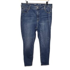 Old Navy High Rise Rockstar Super Skinny Jeans Size 16